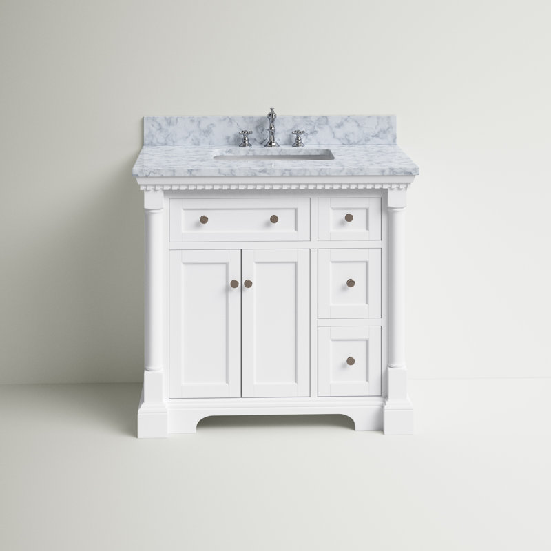 Three Posts™ Myron 36'' Freestanding Single Bathroom Vanity with